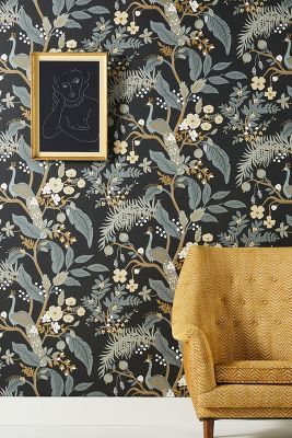 Peacock Wallpaper • Whimsical Walls