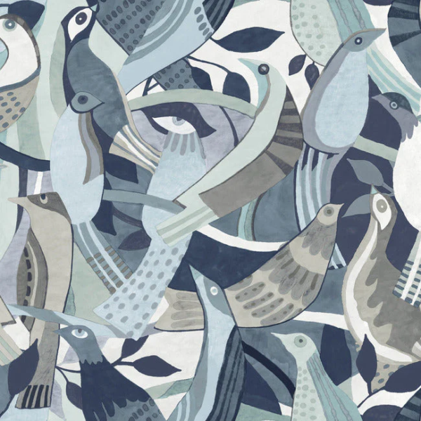 Fauvist Flock Wallpaper - Image 2