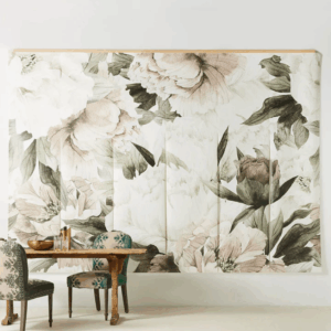 Blush Floral Mural