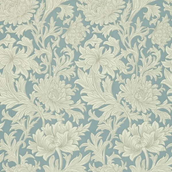 Chrysanthemum Toile Wallpaper - Image 2