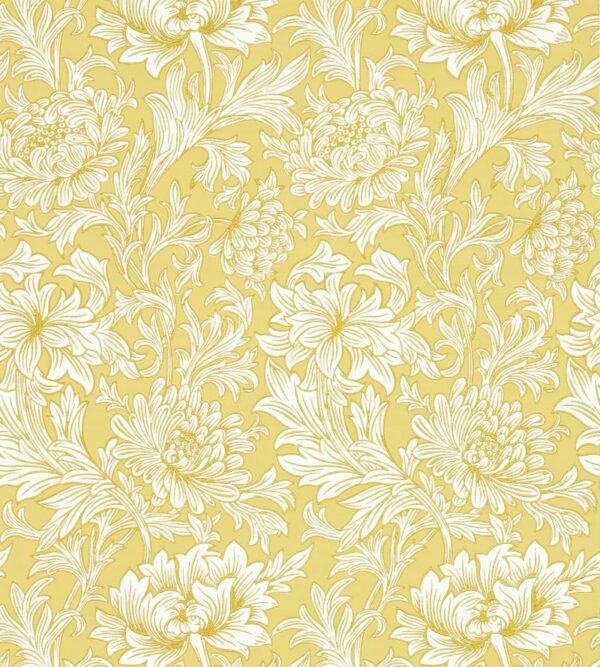 Chrysanthemum Toile Wallpaper - Image 6