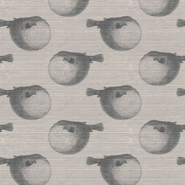 Mr Blow Grasscloth Wallpaper - Image 5