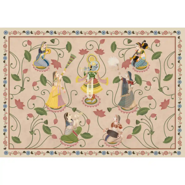 Vrindavan & Shri Krishna Wallpaper Mural - Image 2