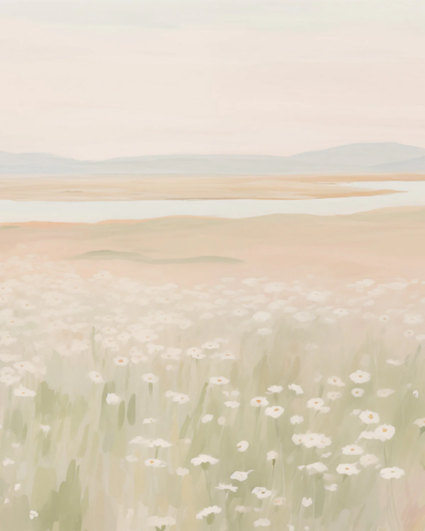 Daisy Fields Wallpaper Mural - Image 2