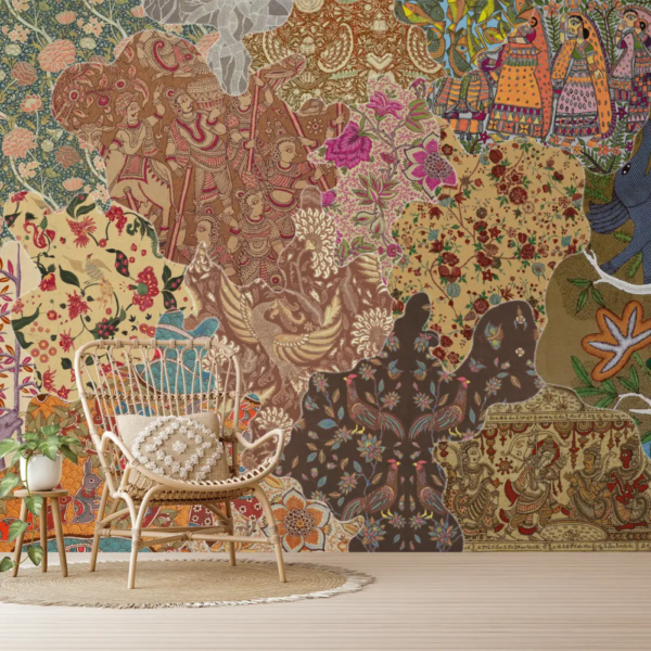 Rang Rali Wallpaper Mural - Image 3