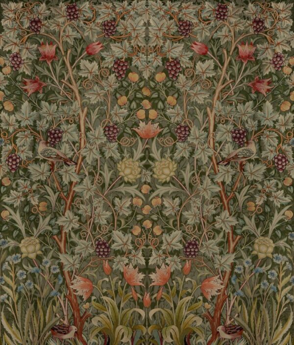 Vine Embroidery Mural - Image 3