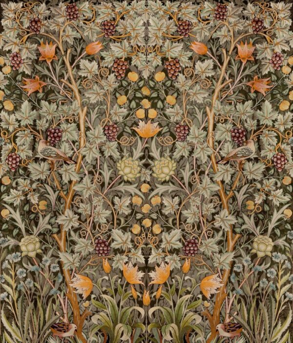 Vine Embroidery Mural - Image 2