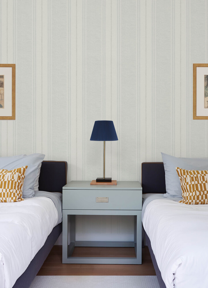 Maddox Flannel Stripe Wallpaper - Image 6