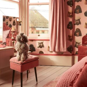 Poodle Parlour Wallpaper