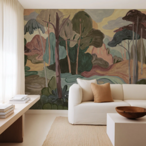 Abstract Trees Mural