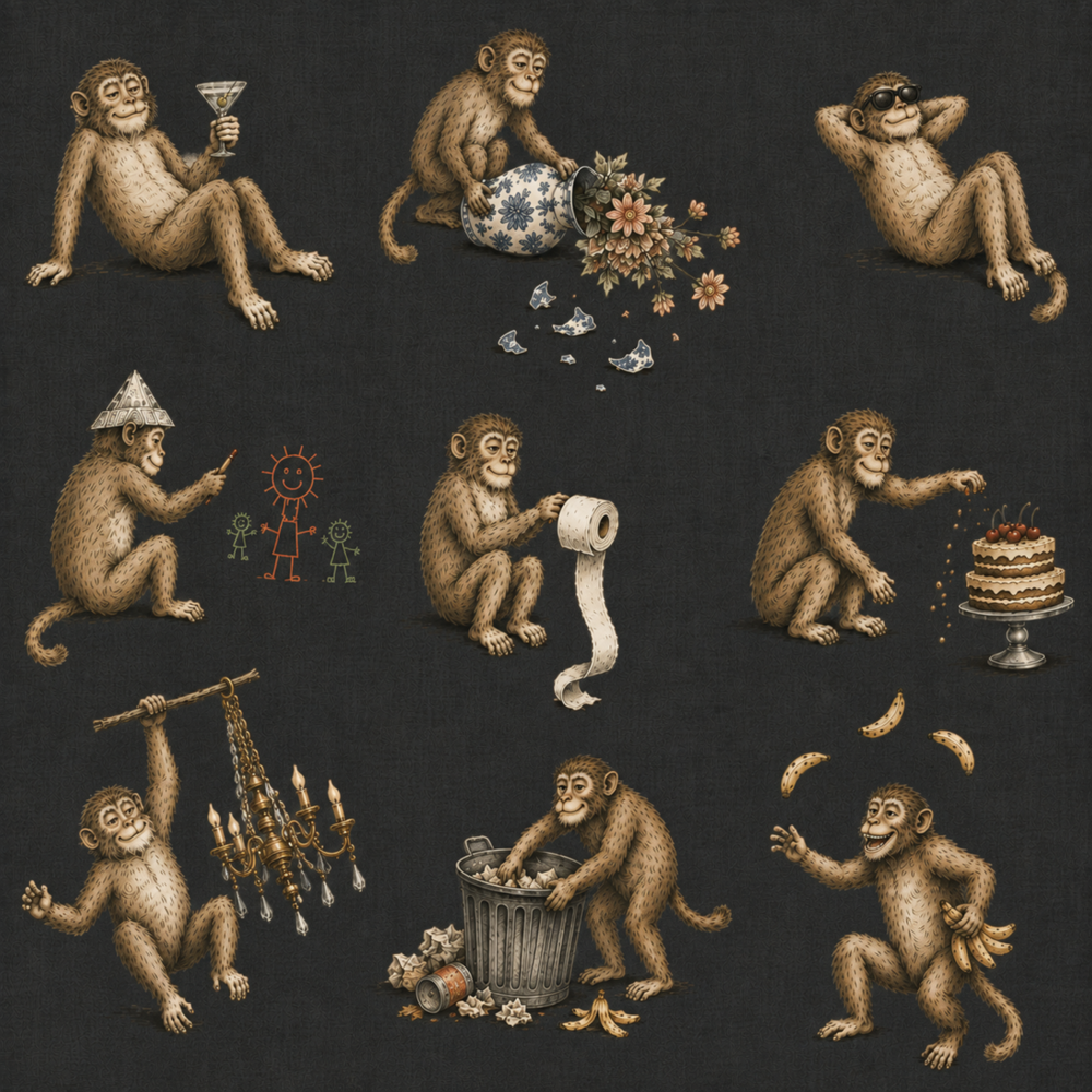 Monkey Business Wallpaper - Image 3