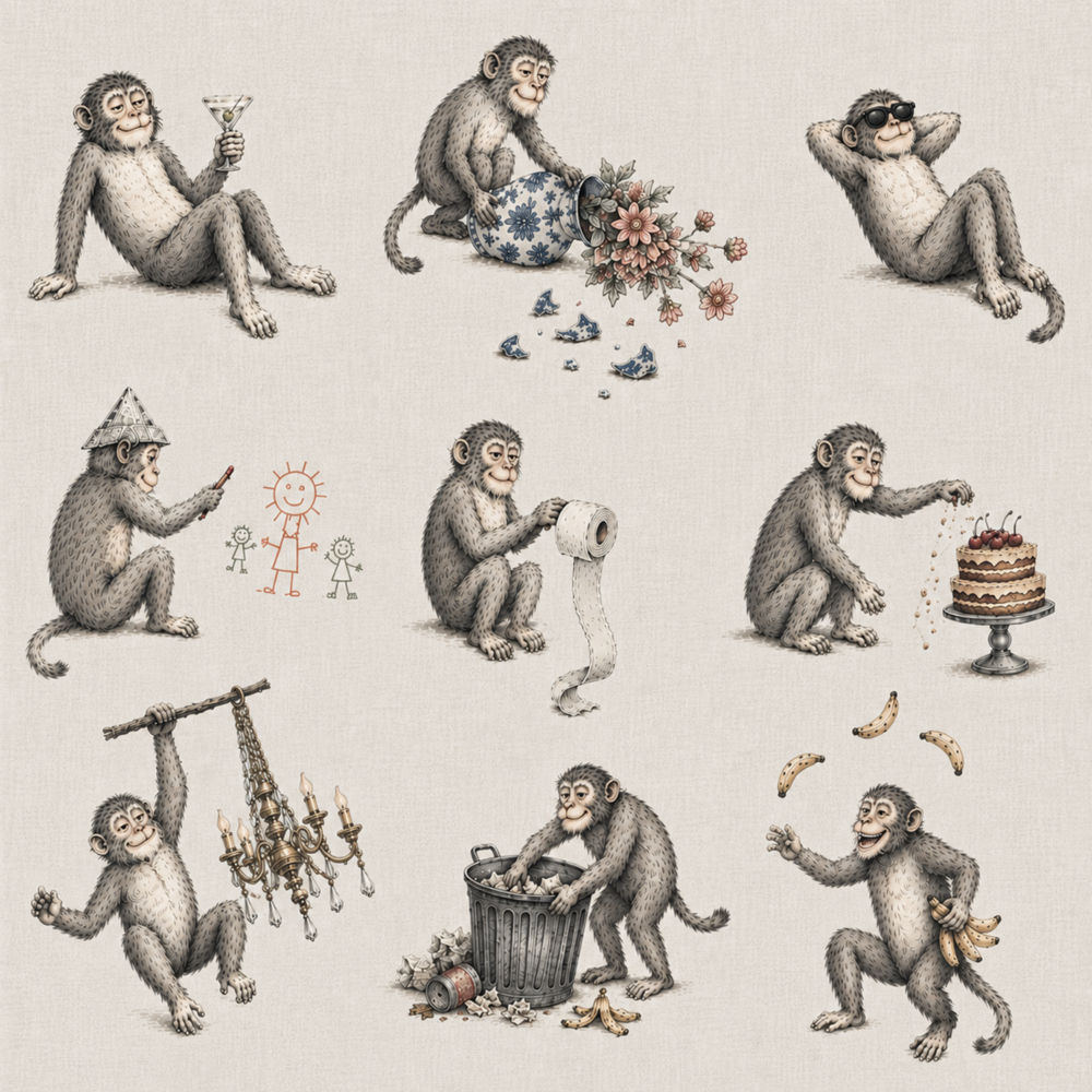 Monkey Business Wallpaper - Image 5