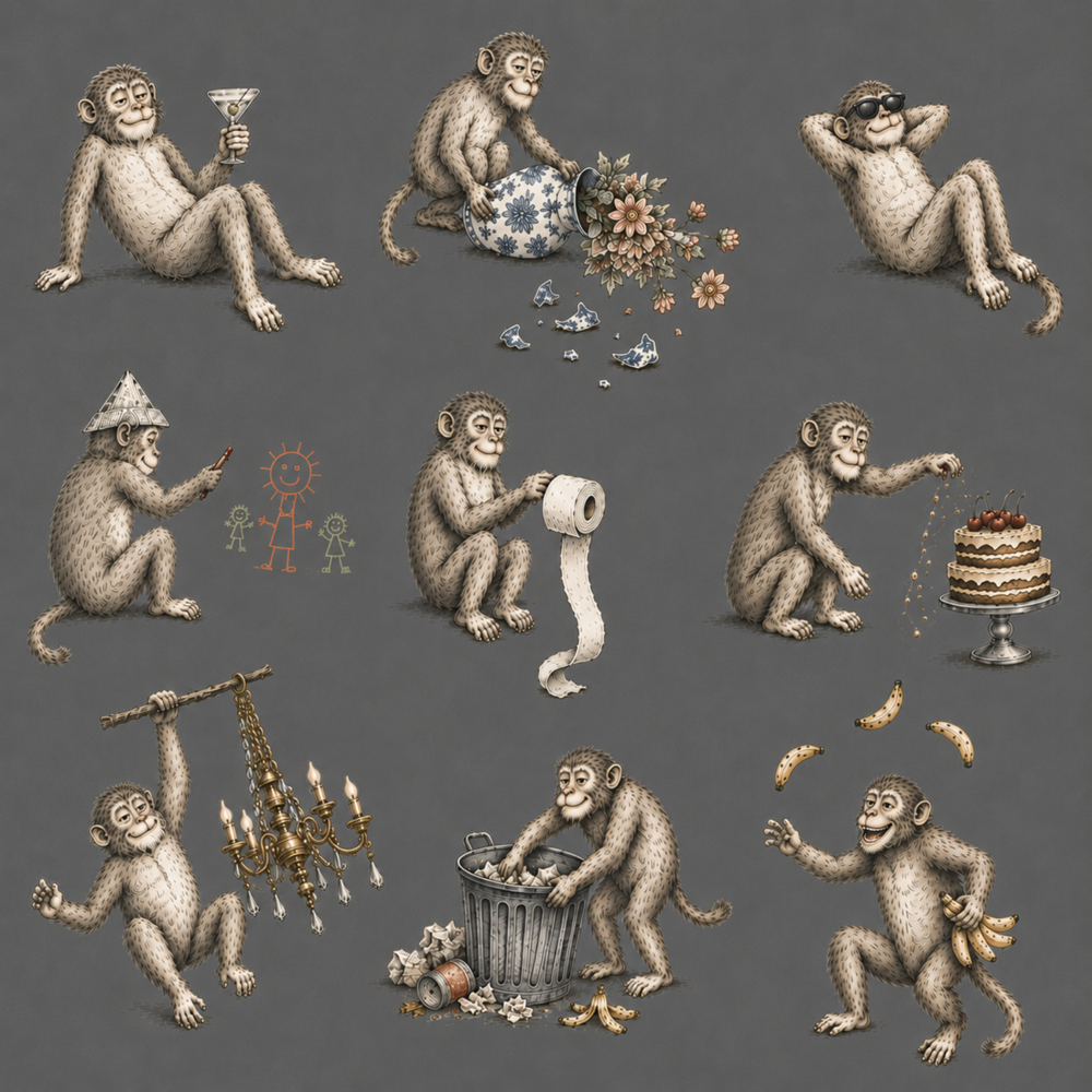 Monkey Business Wallpaper - Image 6
