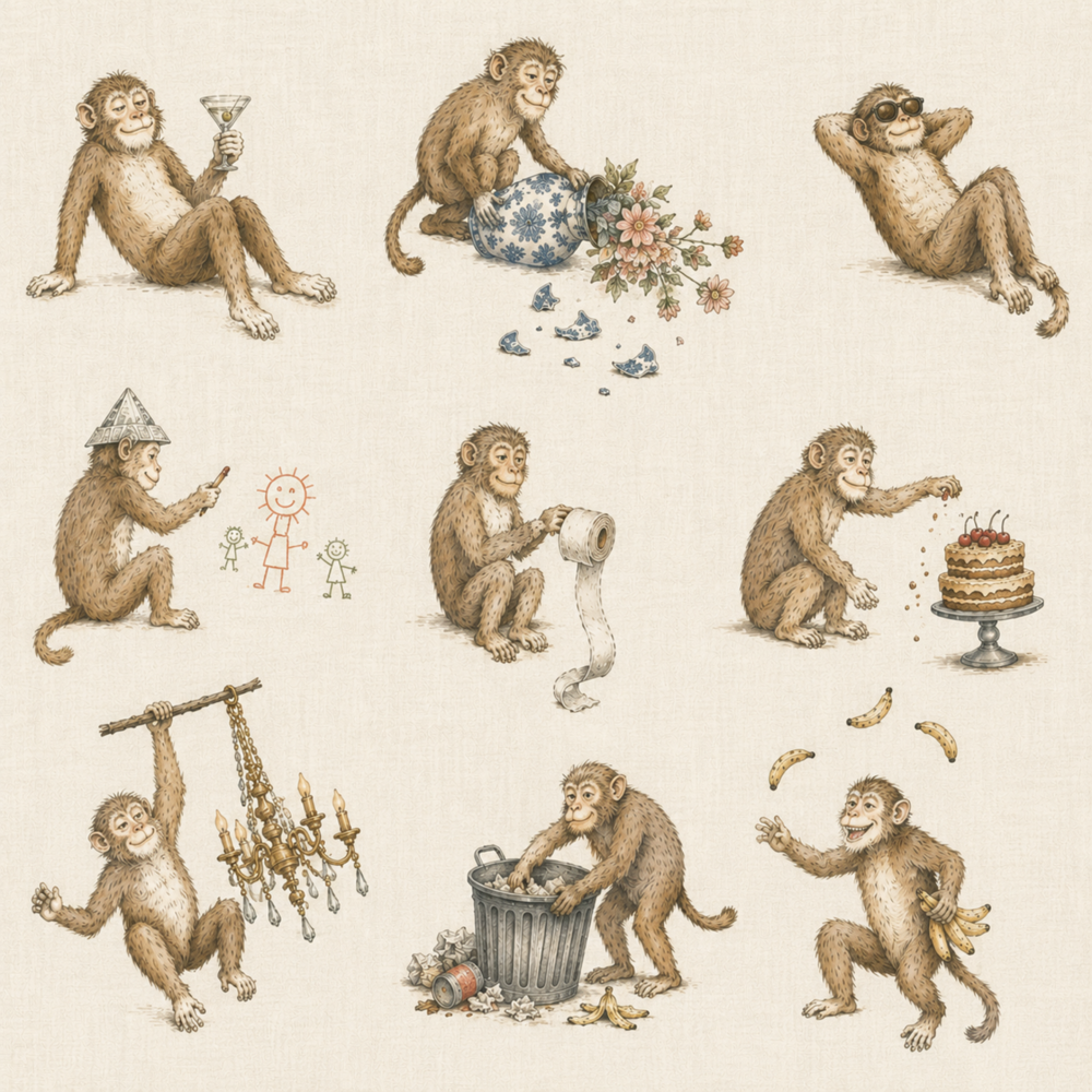 Monkey Business Wallpaper - Image 7