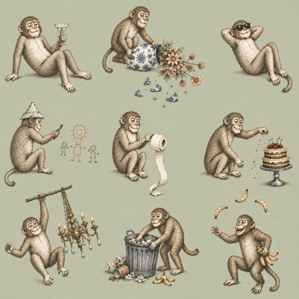 Monkey Business Wallpaper - Image 8