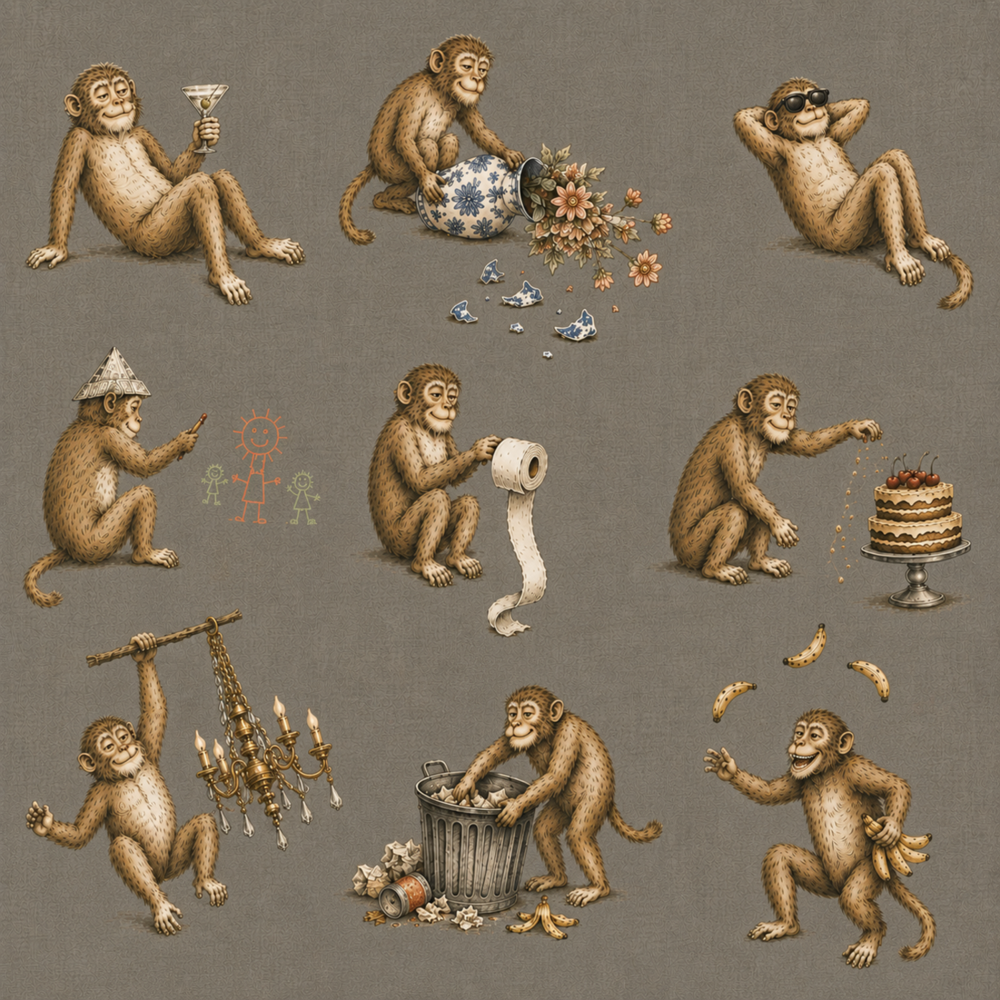 Monkey Business Wallpaper - Image 9