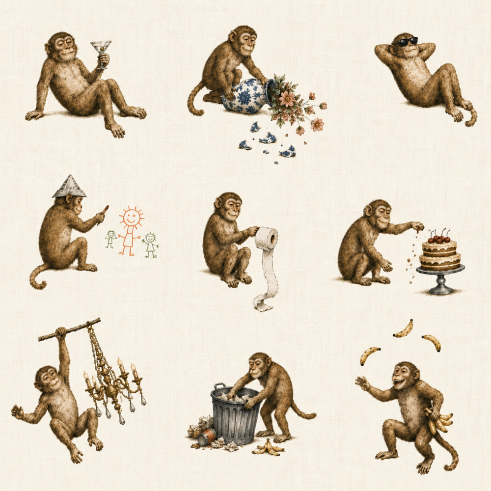 Monkey Business Wallpaper - Image 4