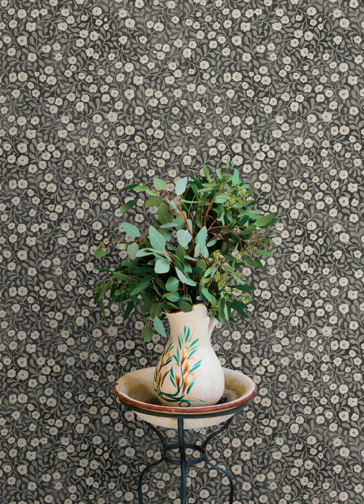 Poppy Trail Floral Wallpaper