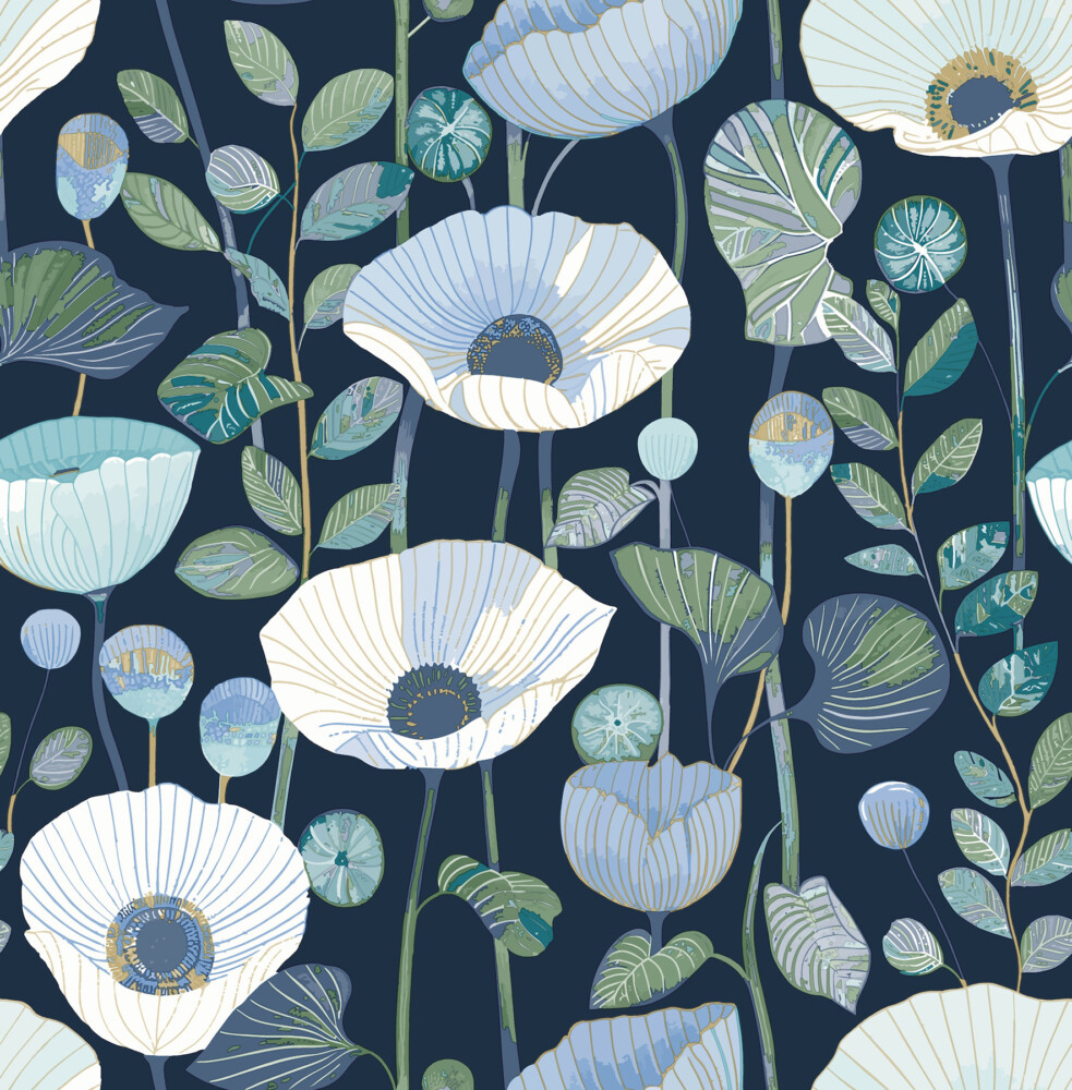 Mindra Floral Trail Wallpaper - Image 3