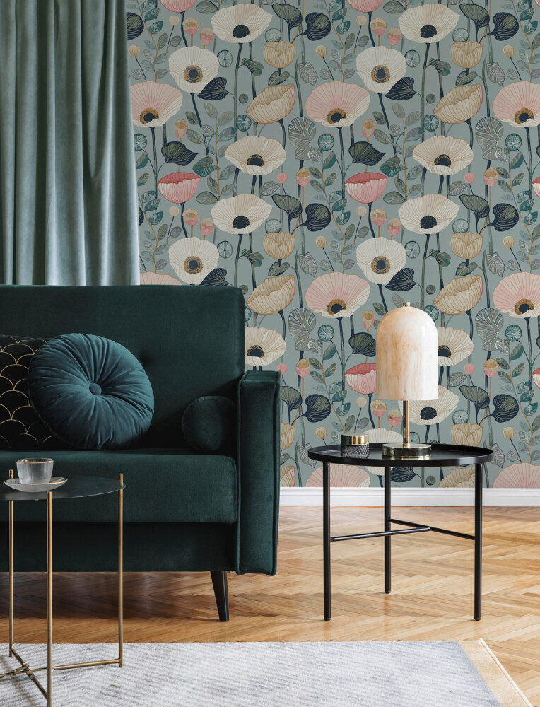 Mindra Floral Trail Wallpaper