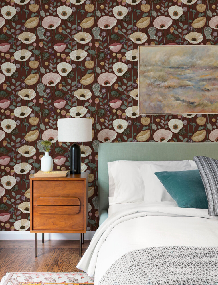 Mindra Floral Trail Wallpaper - Image 9