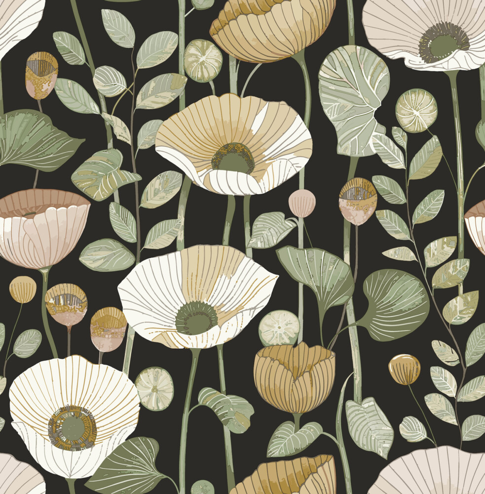Mindra Floral Trail Wallpaper - Image 2