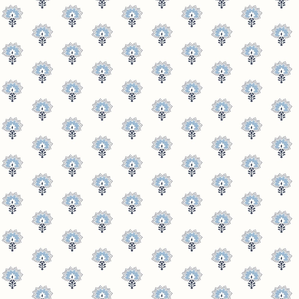 Hilda Floral Medallion Wallpaper - Image 4