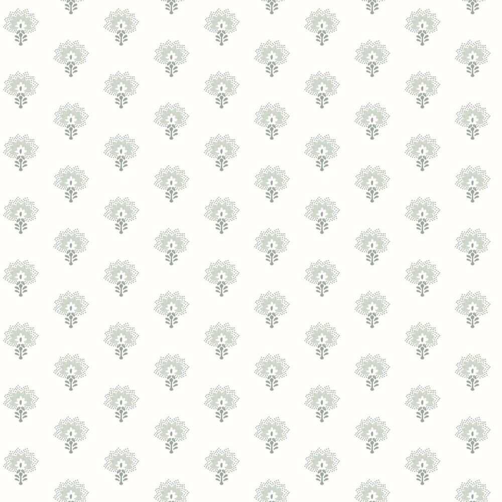 Hilda Floral Medallion Wallpaper - Image 2