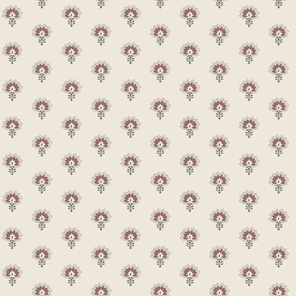 Hilda Floral Medallion Wallpaper - Image 3