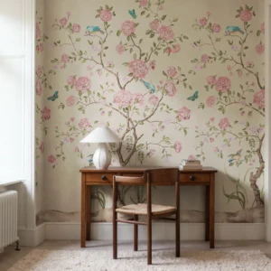 Chinoiserie Botanica Mural