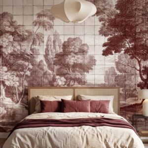 Porcelain Landscape Mural