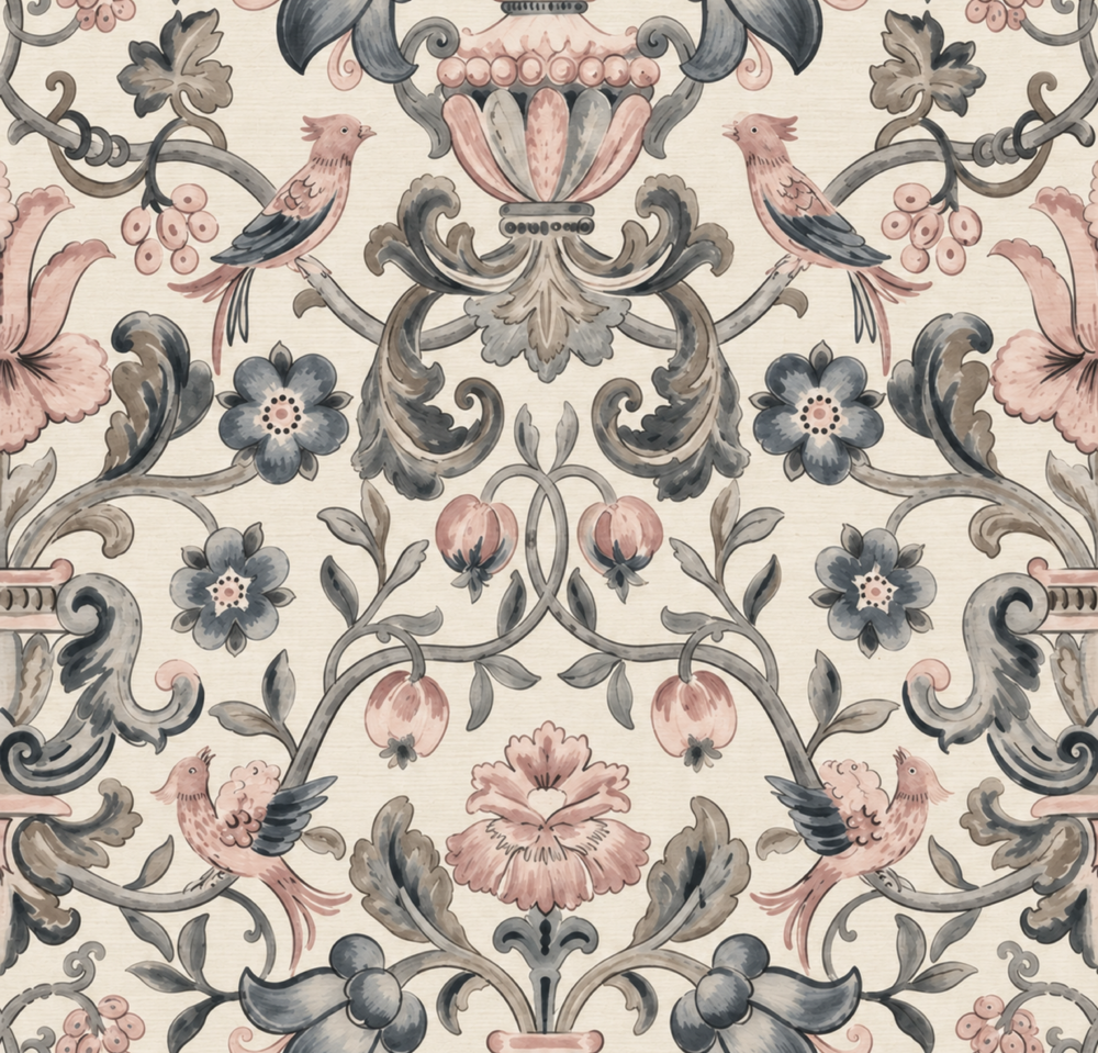 Vintage Birds Damask - Image 2