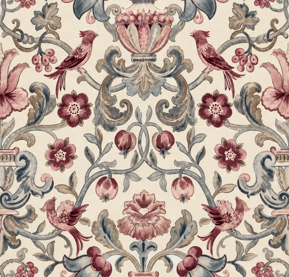 Vintage Birds Damask - Image 4