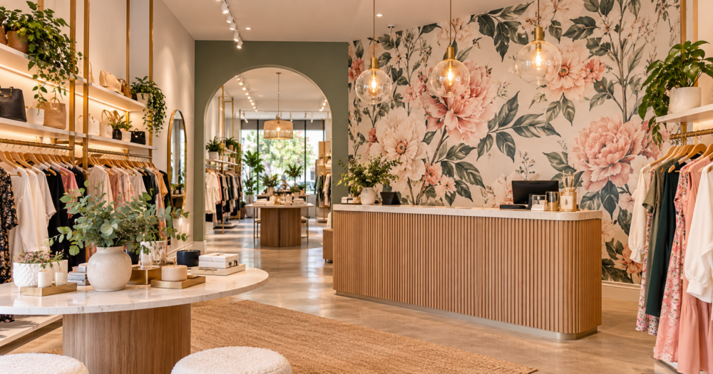 Retail Store Wallpaper